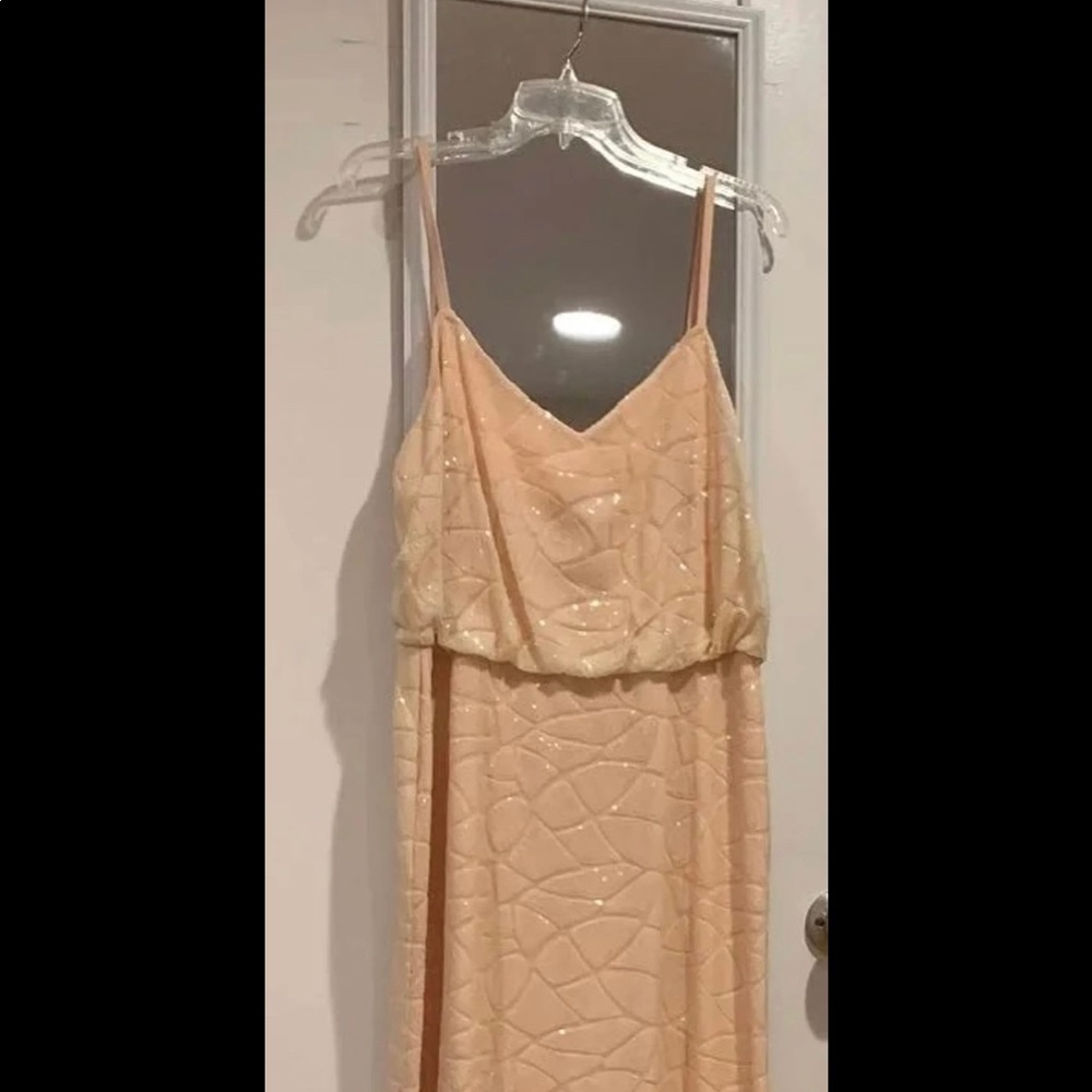 NEW Donna Morgan collection apricot long dress